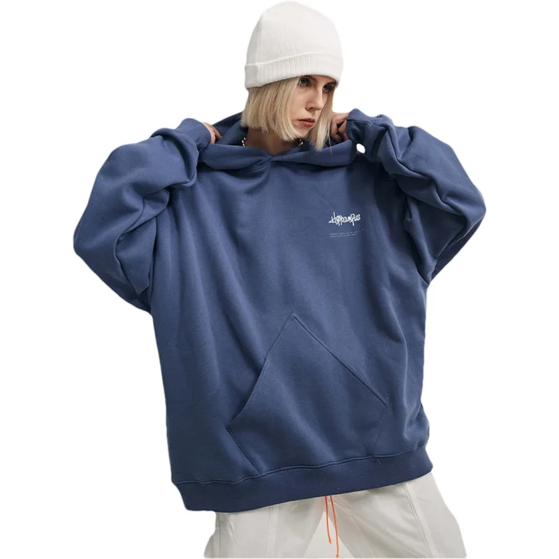 autumn big 50 cotton 50 polyester dtg print 460 gsm unique pocket baggy eco friendly 350gsm custom print hoodies