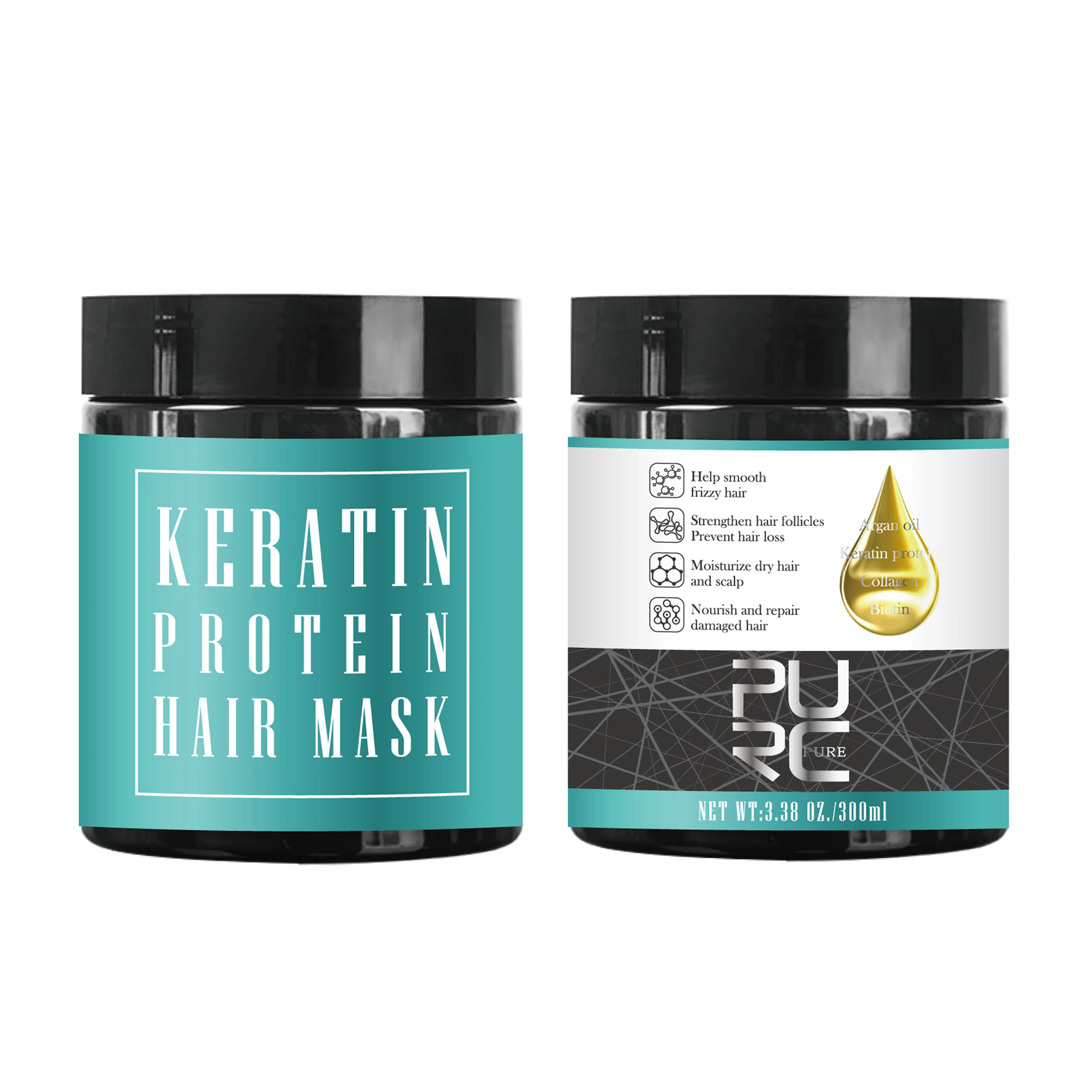 Organic Hair Keratin Protein Deep Repairing Shampoo For Damaged Hair Treatment