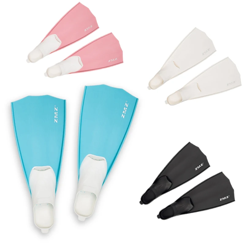 freediving swimming fins foot set snorkeling diving fins adult long freediving fins professional diving equipments