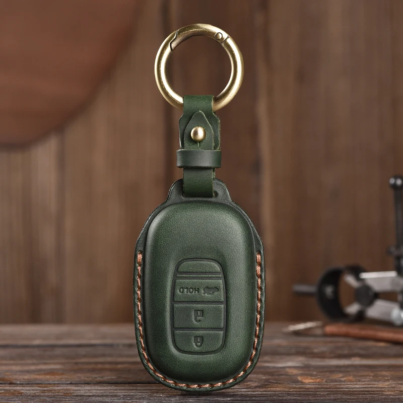 Suitable for Honda Key Case Civic Accord VEZEL CRV Hybrid Odyssey Car Leather Cover