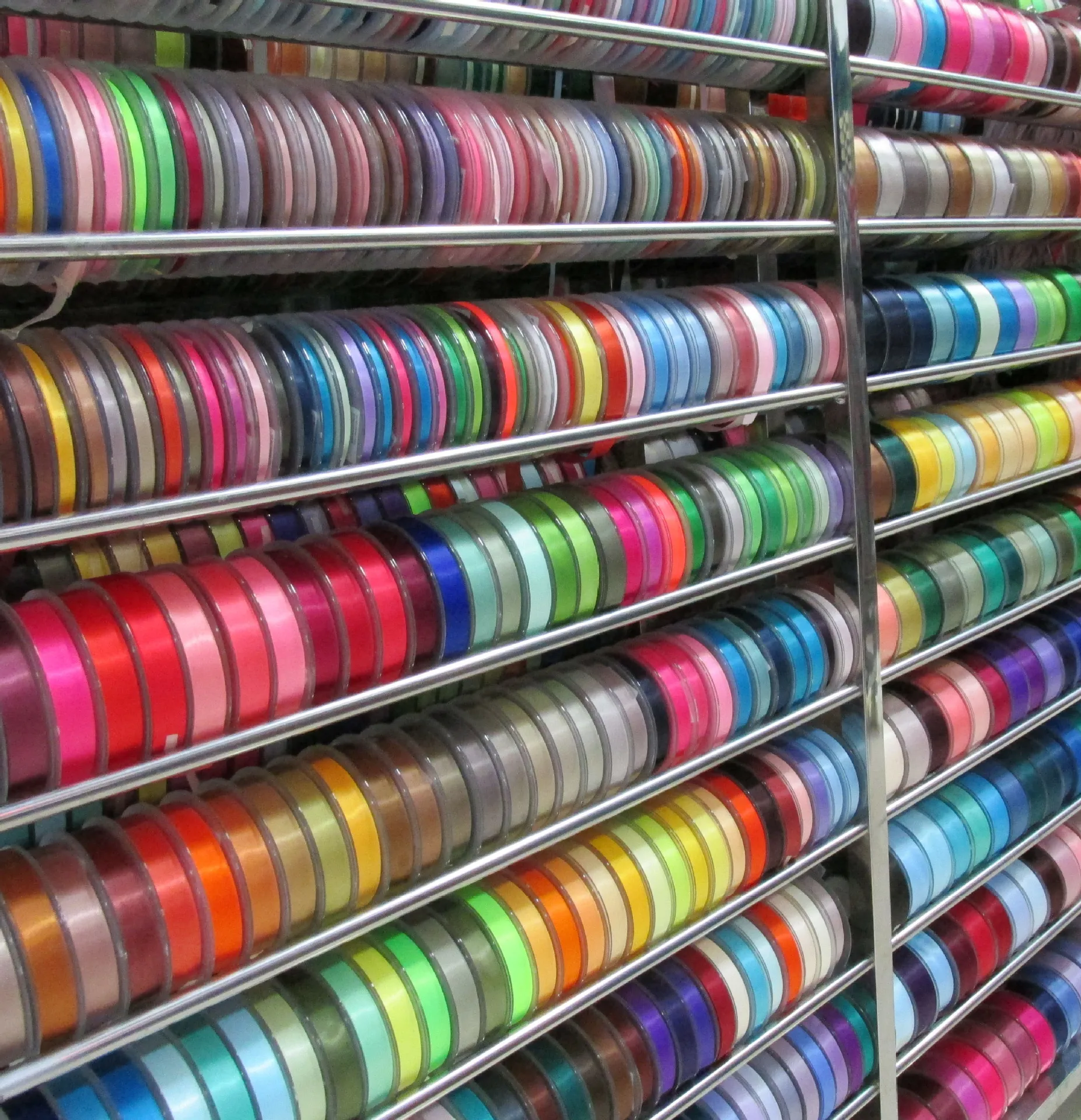 Elegant Christmas wedding outdoor event floral arrangement graduation decor pink 5 cm rosette satin gift box ribbon 2 inch roll