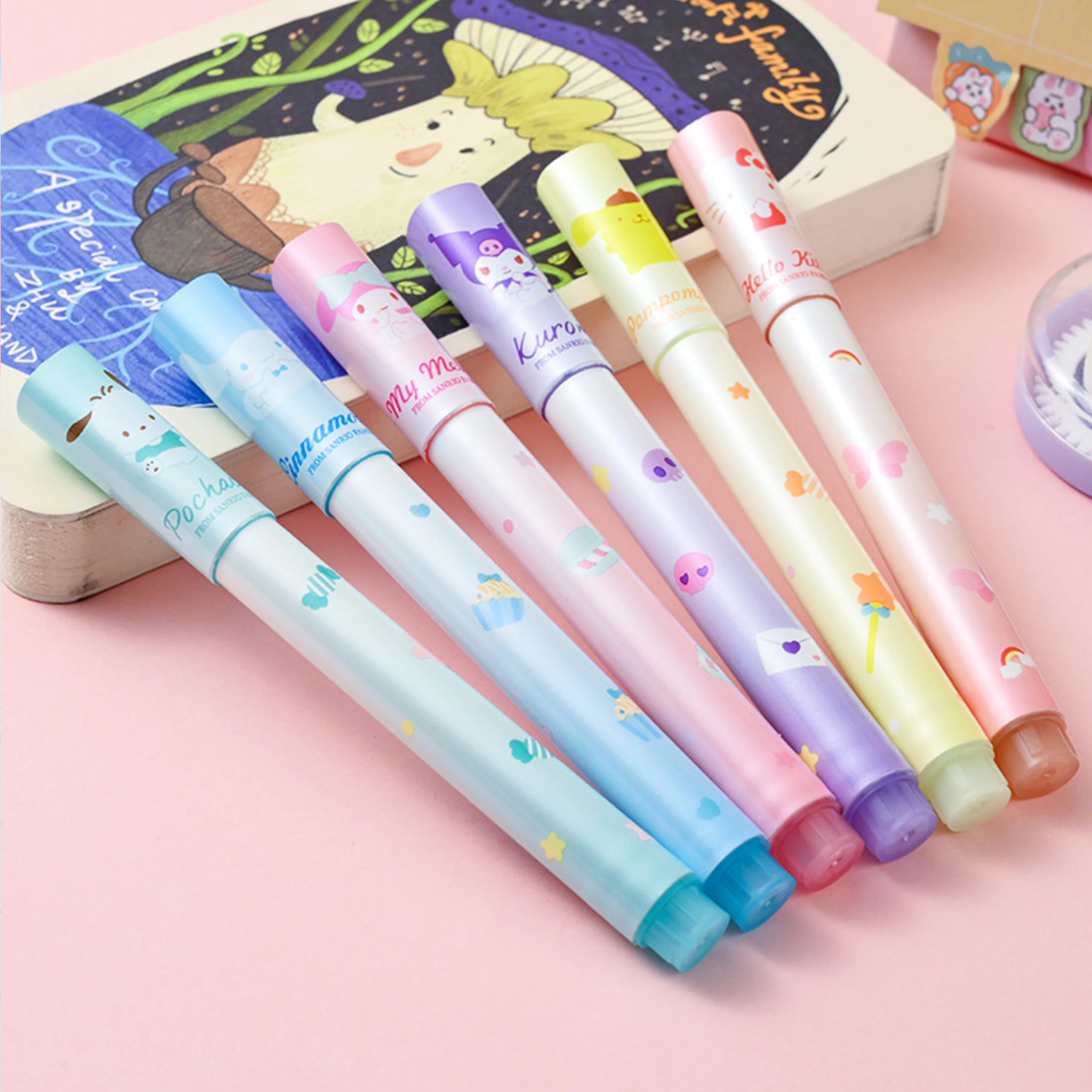 Glitter Highlighter Beautiful Highlighter, Marker, Cute Pastel Highlighter for Planning Notes