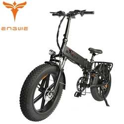 Powerful off road folding portable 48V 16AH 120KM max range fast 750W mountain bike electric ebike bicycle engwe engine pro