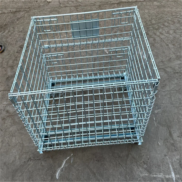 Factory direct sale lockable metal storage cage outdoor safety industrial metal cage storage container