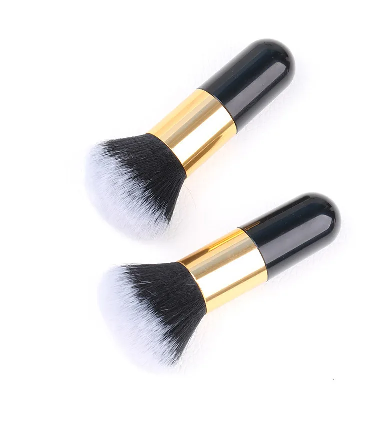 Single Large Powder Brush Single Black Fat Block Single Multi-functional Honey Brush Makeup Brush Beauty Makeup Tools