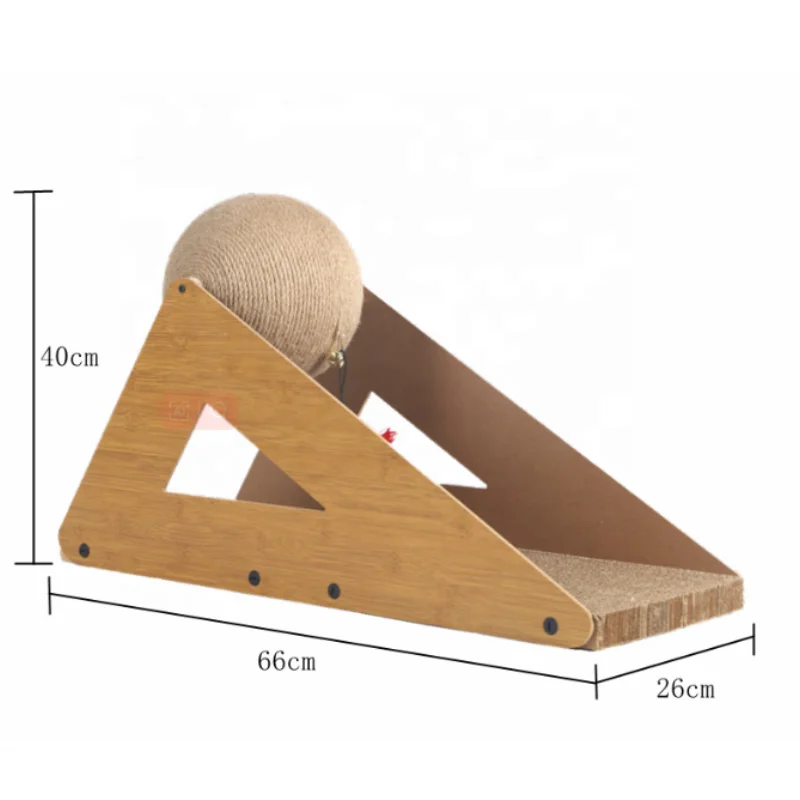 Custom 2-in-1 cat scratch cricket ball since hi cat toy teasing cat scratch board Claw sharpener can be grabbed and horizontal