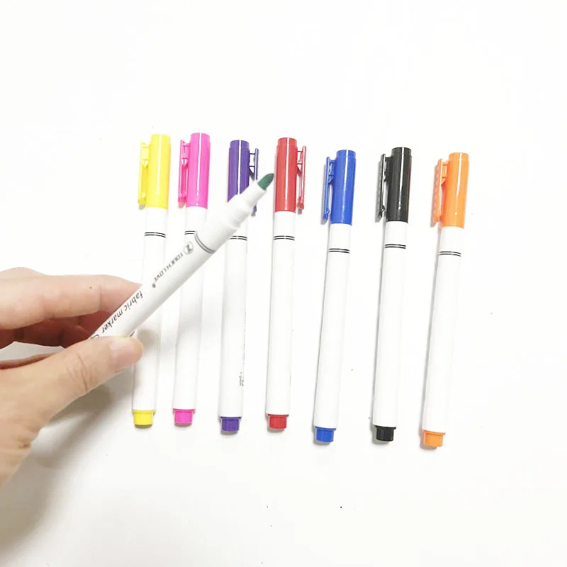 New Arrival Customize Your Own Brand Available 1mm Writing Width Round Toe Tip T-shirt Markers