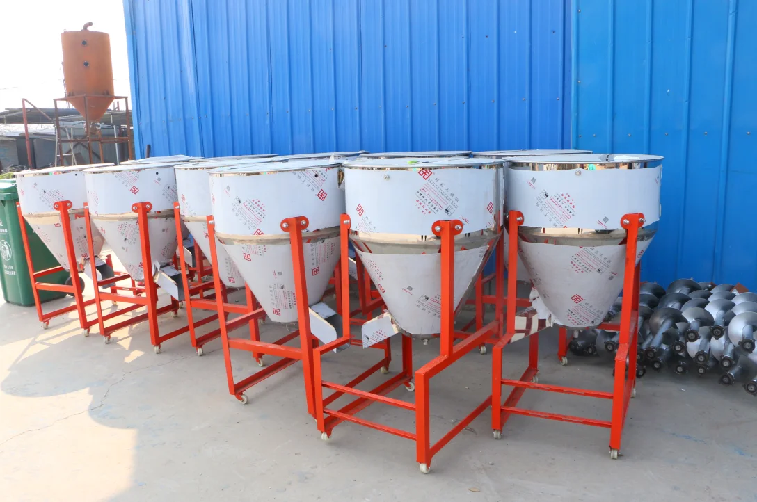 Stainless steel feed mixer, plastic particle powder mixer for aquaculture farm, dry and wet dual-purpose mixer