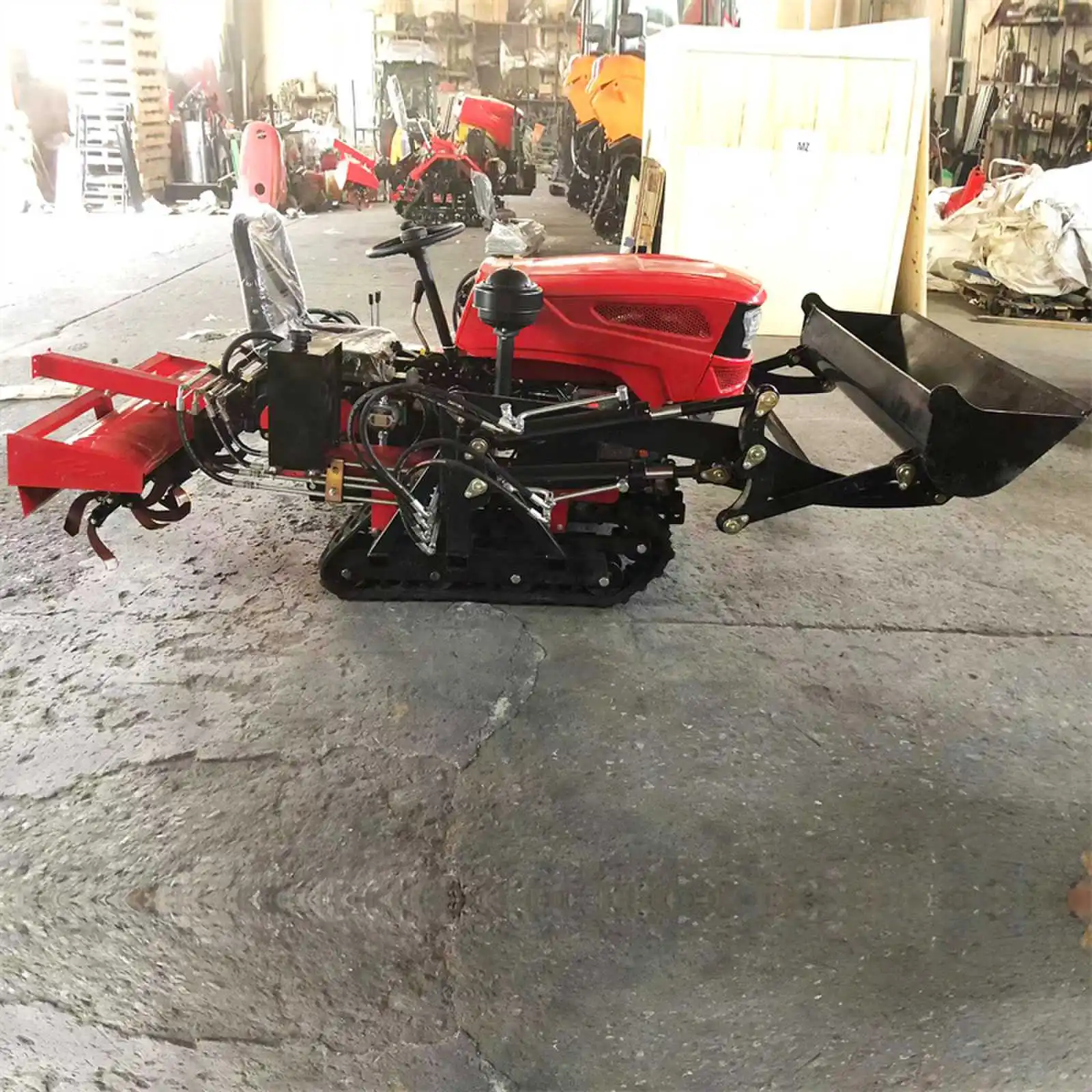 Farm Use Tractor Equipment Agricultural Power 35hp Mini Tiller Rotary Rice Rotary Tiller Orchard Rotary Tiller Cultivator