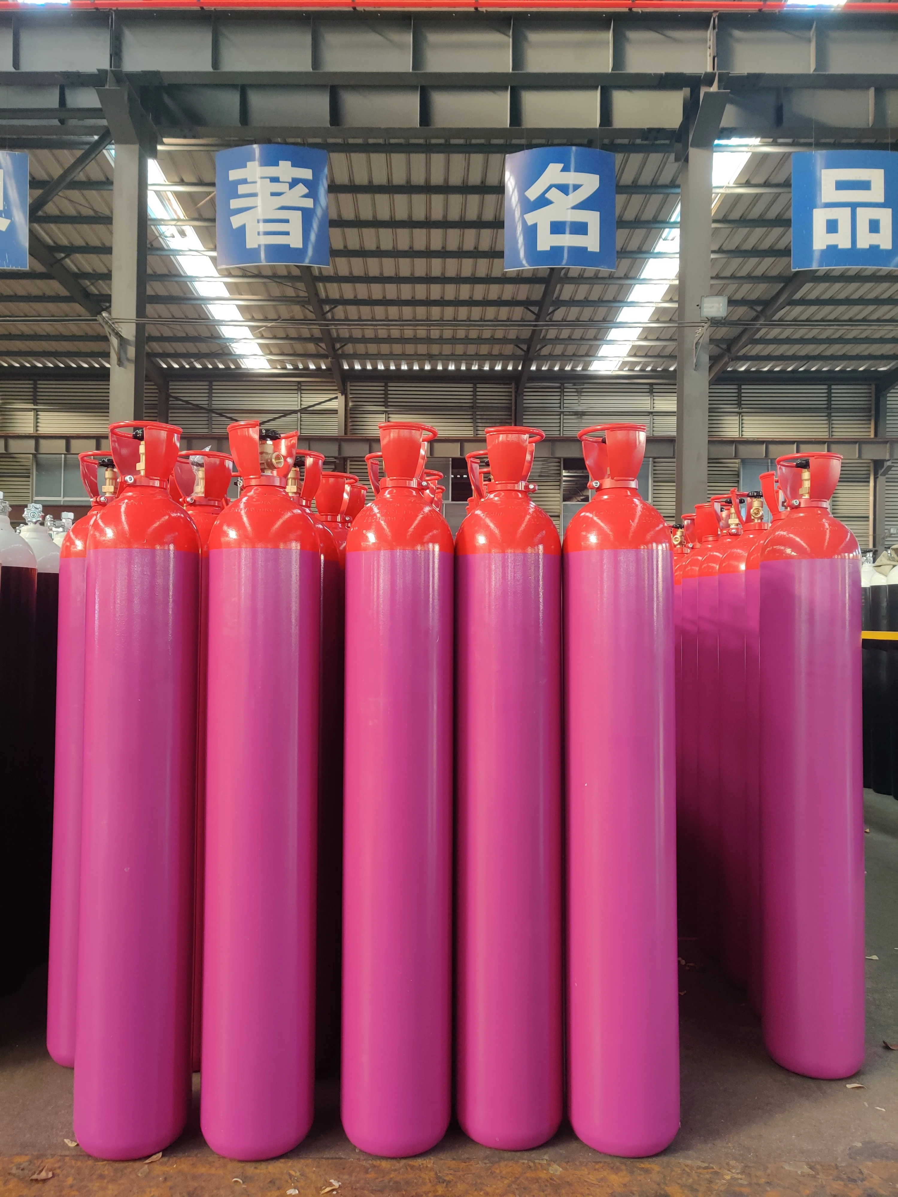 ISO9809-3 High Pressure Chlorine Hydrogen CO2 Argon Gas Cylinder