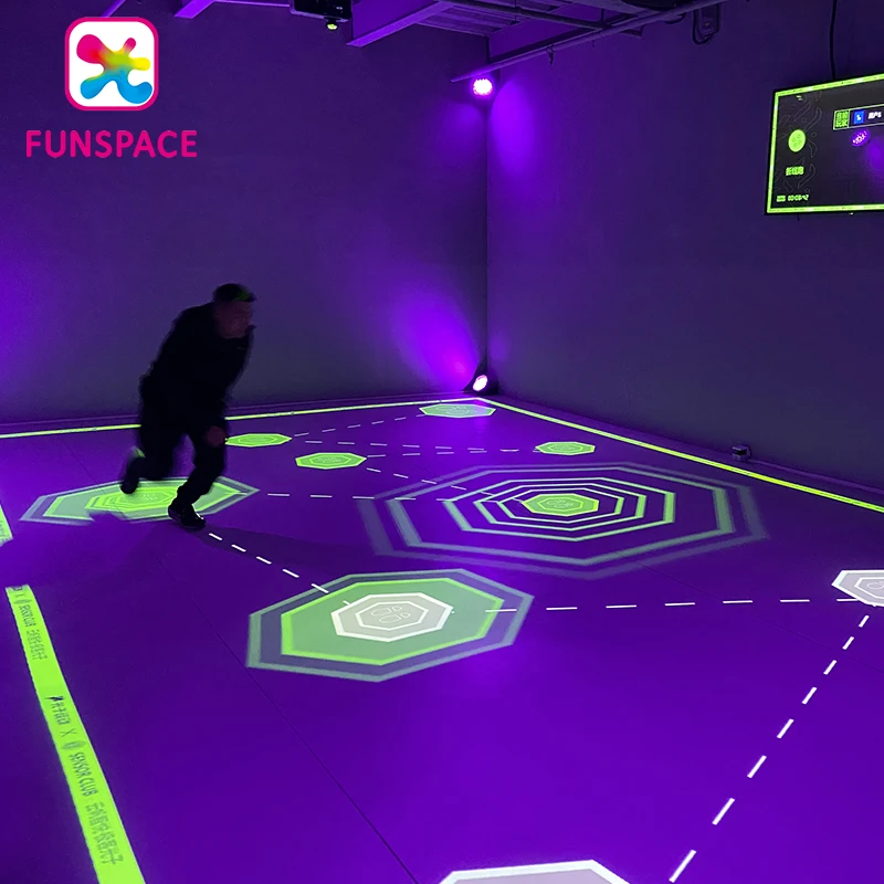 Funspace Single Or Group Building Interactive Floor Projector Games Interactive Projection