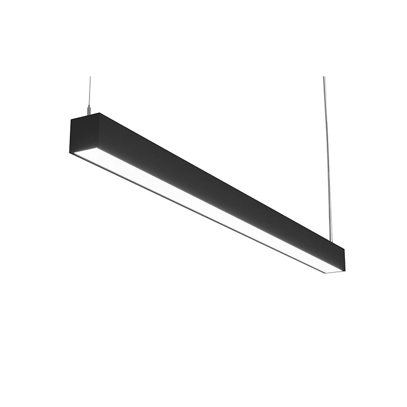 4ft 40W Led Linear Light Adjustable Chandeliers Hanging Lights Ra 90 for Commercial Meeting Room