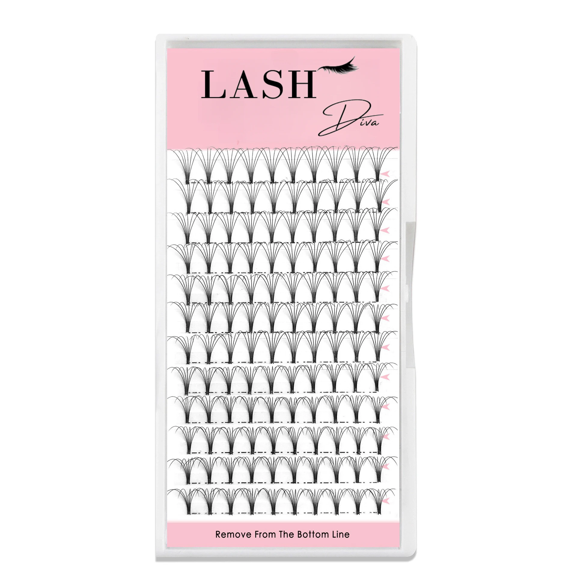 0.05mm 0.07mm Handmade Volume Short Stem Premade Fan Lashes 8-15mm Pre Made Fans