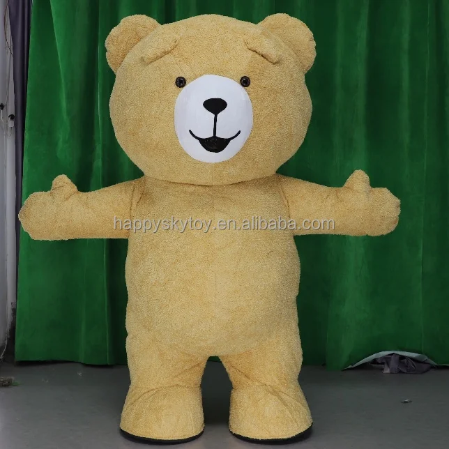 Hot Sale inflatable cartoon character mascot costume Custom Plush Soft Teddy Bear Mascot Costumes for  mascot costume for ad