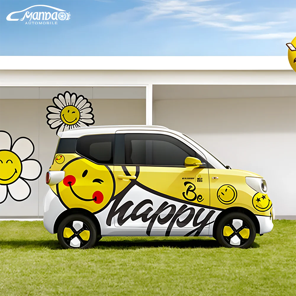 Wuling Hongguang Mini EV Macaron 2023 2024 Новый 4 сиденья 170 км небольшой электромобиль электродвигатель продажи электромобиля