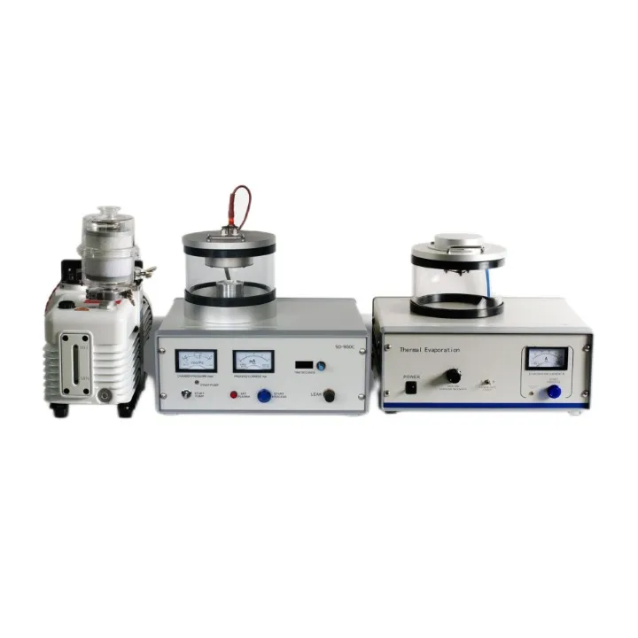 Magnetron Lon Sputtering Unit and Thermal Evaporation Carbon Coater for Lab SEM Sample Preparation