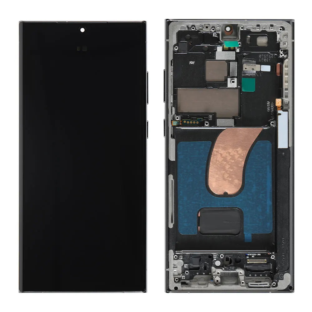 Wholesaler Mobile Phone LCDs Super OLED Screen for Samsung S23 Ultra Support Fingerprint Display