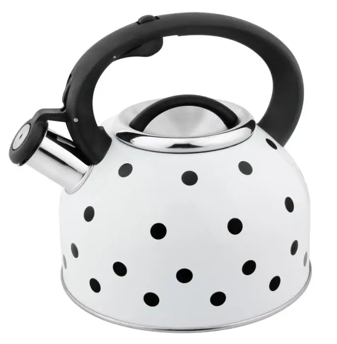 cute coating stainless steel whistling kettle whistle ready for
