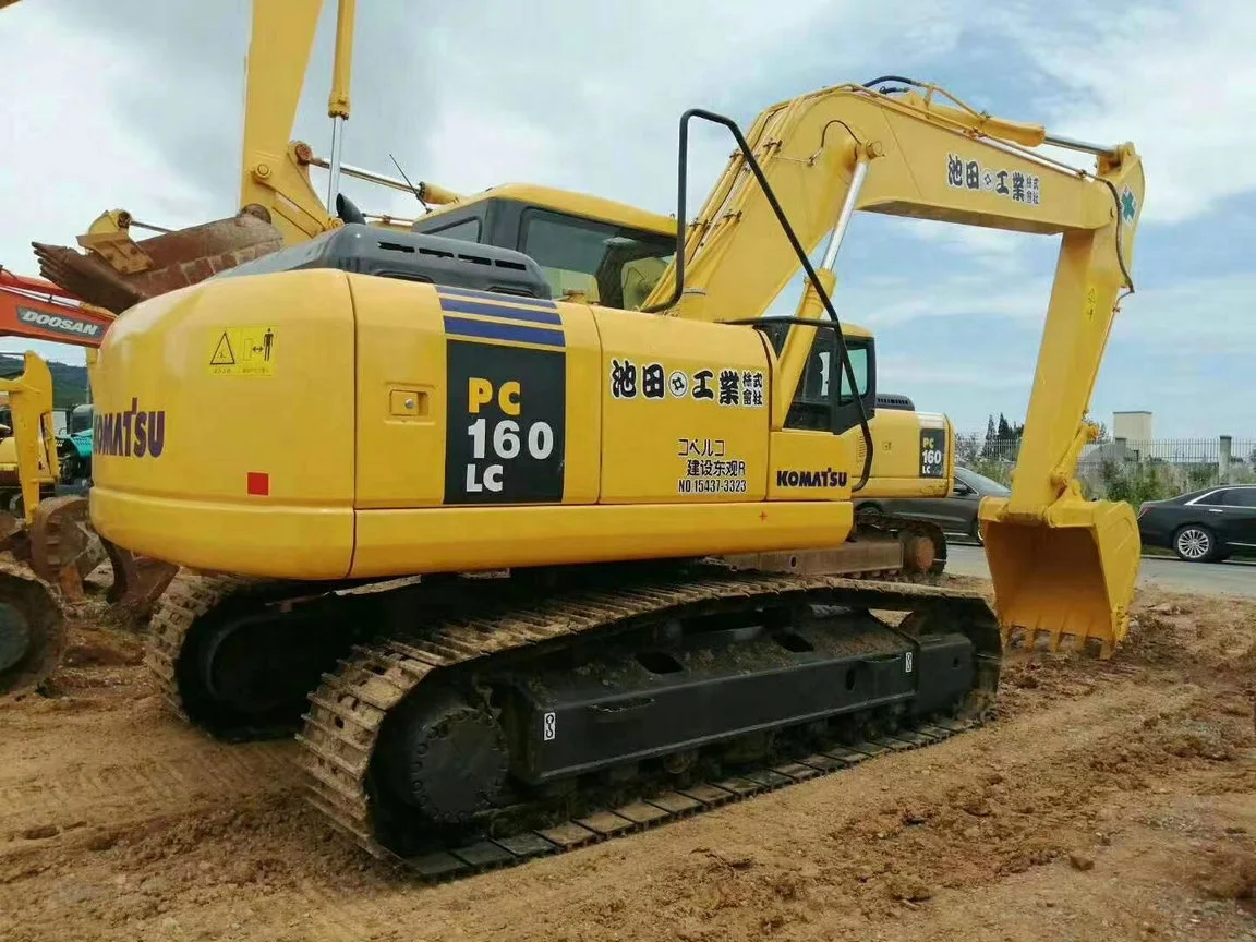 Original Japan Used Komatsu PC160LC-7 Crawler Excavator 16Ton Medium excavator pc160 pc200 210 used excavators in good condition