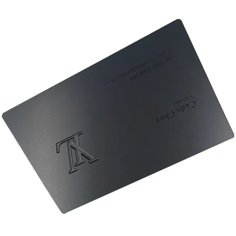 Карта nfc из нержавеющей стали черная металлическая уникальная карточка с QR-кодом nfc-карта