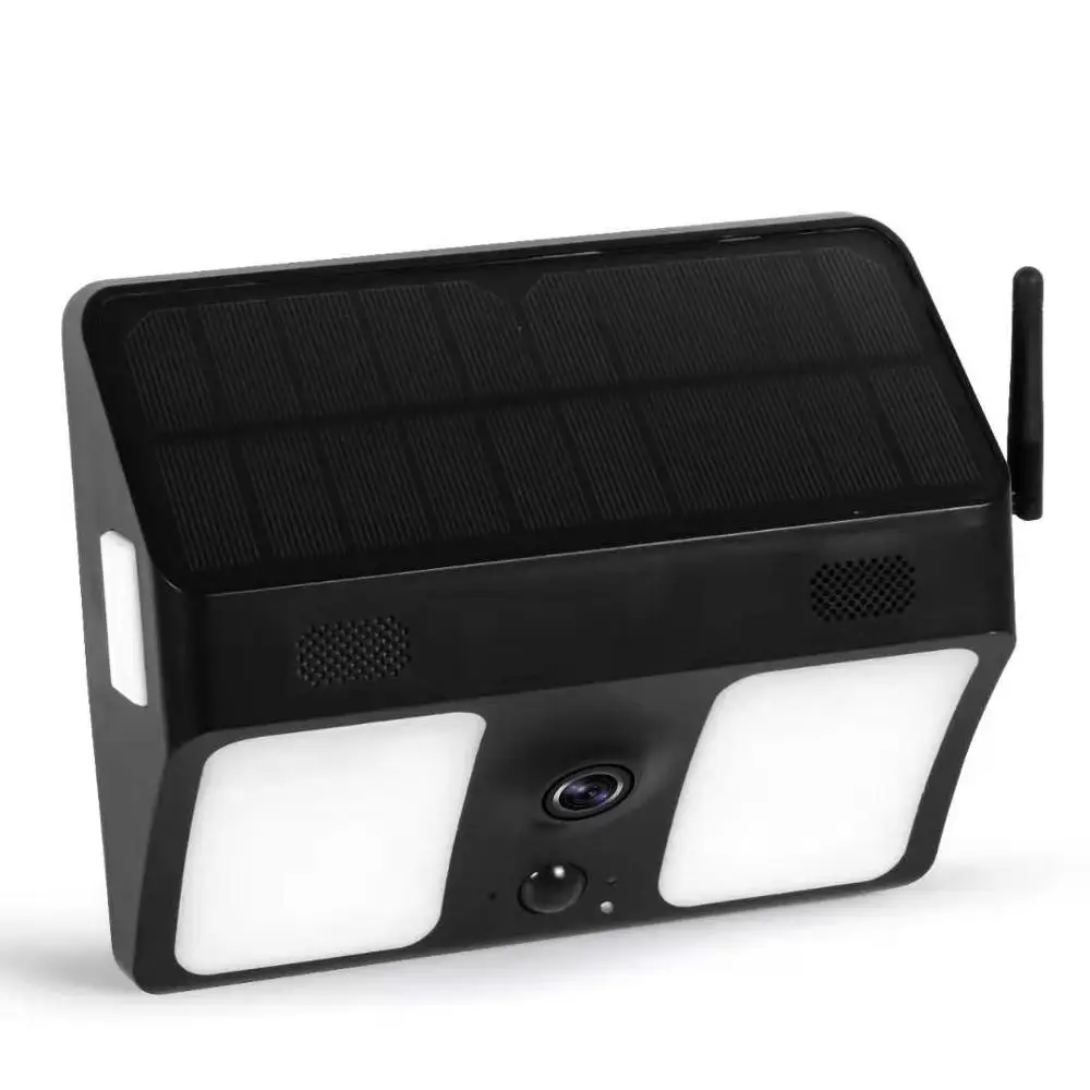 
40 Led Solar Light Camera for farm 2MP Battery Camera Wifi with Two Way Audio Outdoor Motion Sensor lights upgraded Solar Panel 