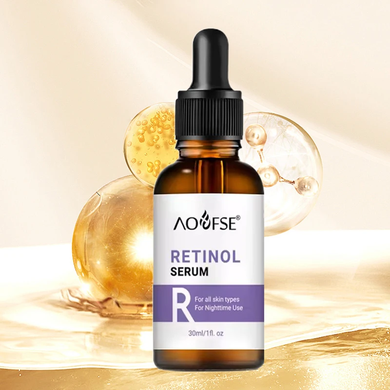 Cosmetics beauty collagen skin firming serum dark spot wrinkle retinol face serum custom logo
