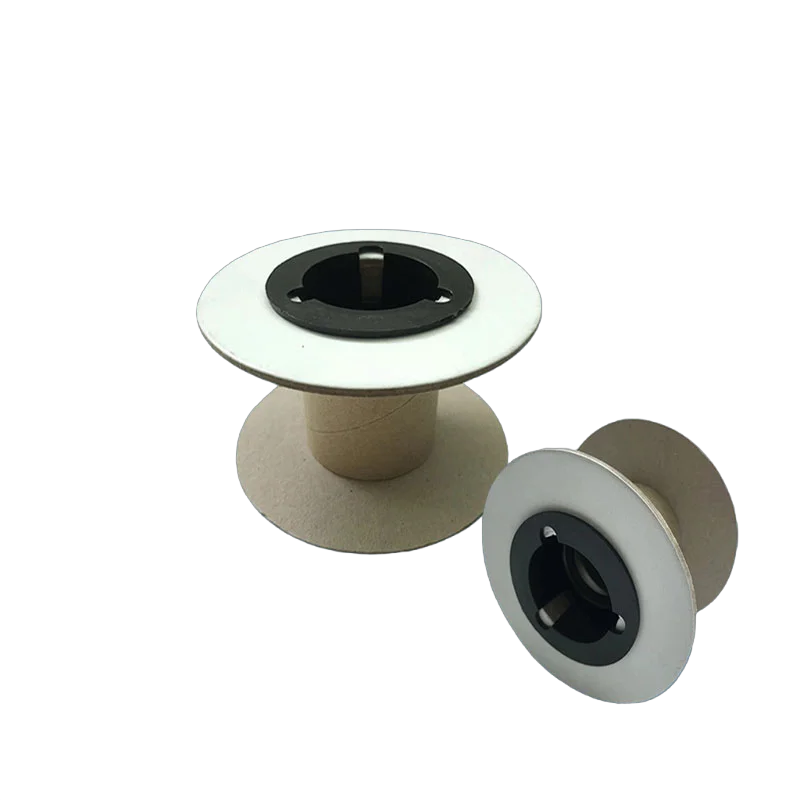 250mm Square Kraft Paper bobbin coil Sustainable Cardboard Bobbin for Creative Projects Decorative Paper Coil spool