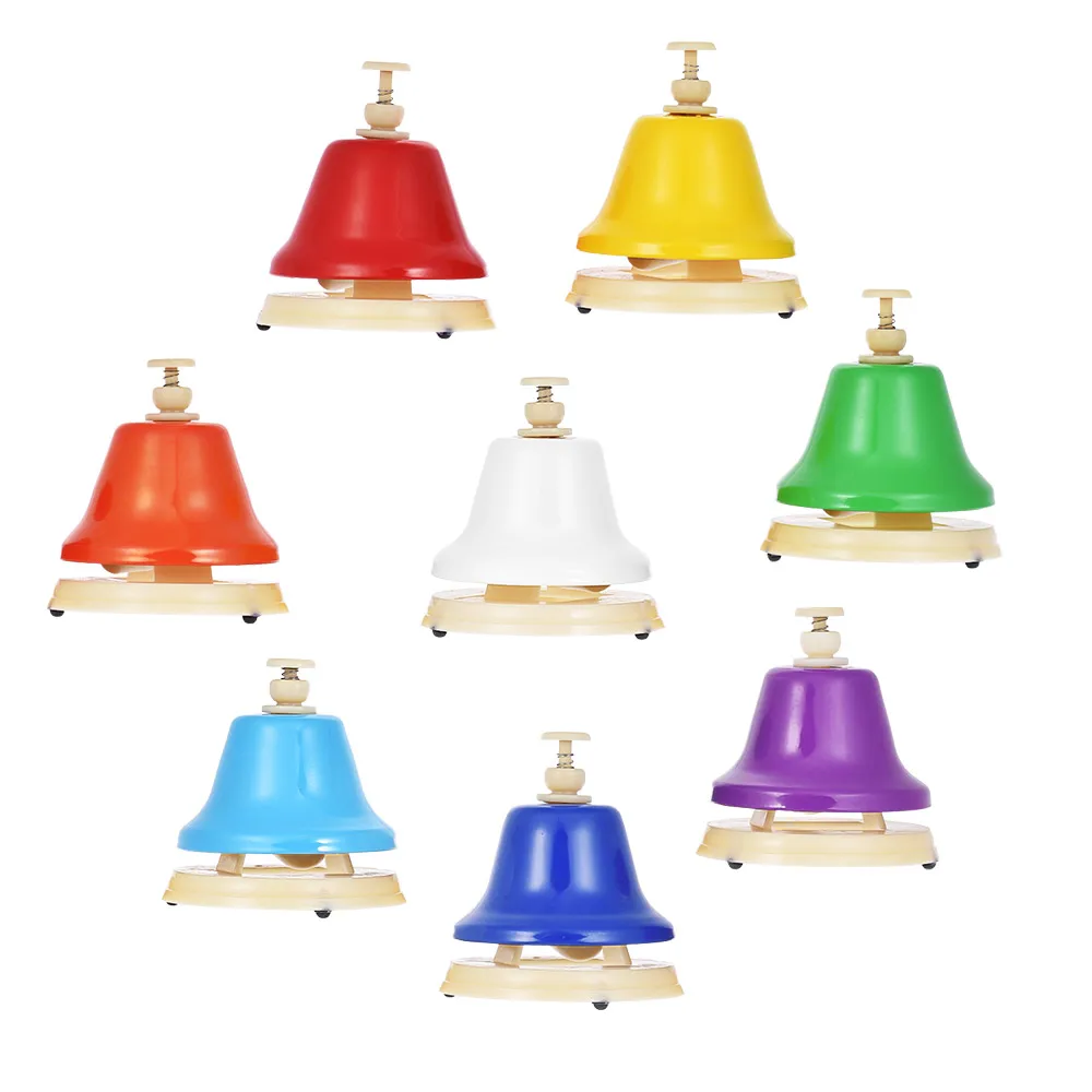 8 Note Colorful Hand Bell Set for Children Kids Student