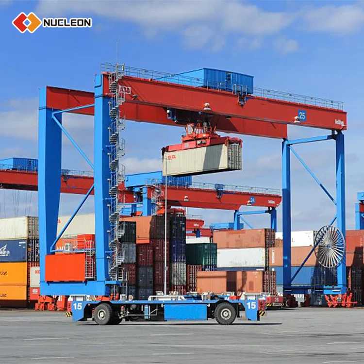  RTG Тип 40 футов резиновые шины контейнерные козловые