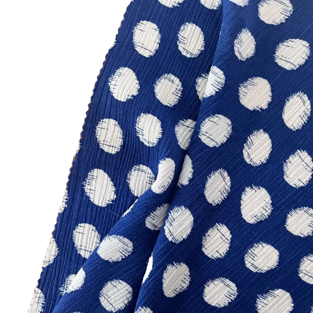 Free sample high stretchable 100% rayon fabric crepe come moss crepe fabrics for clothing