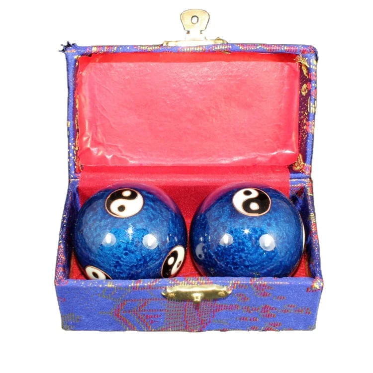 High Quality Low Price  Enamel Ball fitness Handball health care  birthday gift Finger Massage Stress Relief Meditation