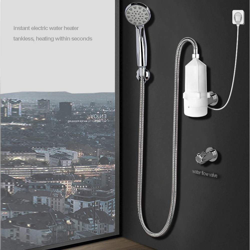 Wholesale Price Tankless Water Heater  Mini Electric Shower Hot Water Heater Bathroom Shower Instant Electric Water Heaters