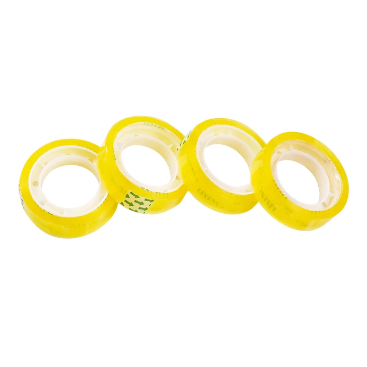 Clear Adhesive Office School Stationery Packing Bopp Transparent Printed Tape With Logo