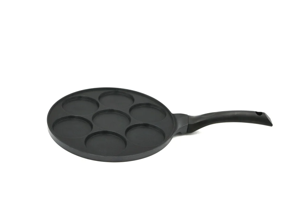 Personalized Kitchen Cookware Frying Pan Aluminum 7 Holes Non-stick Cooking Pan Fry Pan