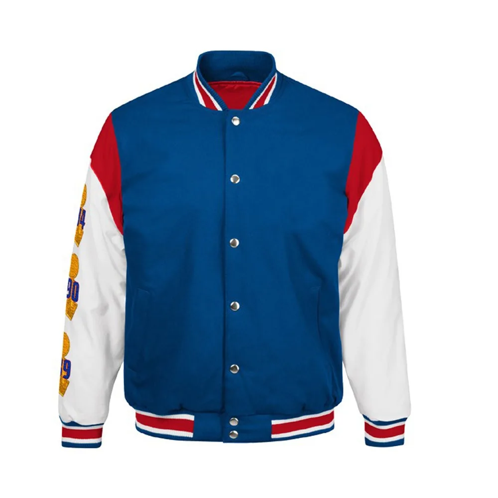 
Varsity Jacket Wholesale Plain Men Custom Black Baseball Letterman Varsity Jacket 