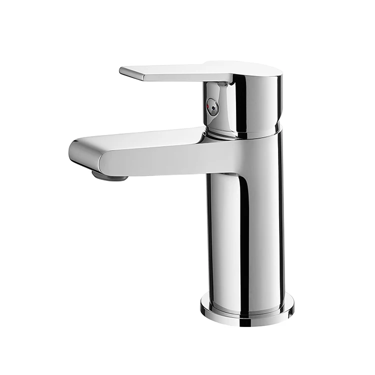 SANIPRO OEM ODM Brass Chrome Rose Gold Hot Cold Mixer Water Tap Single Handle Bathroom Basin Faucets Taps