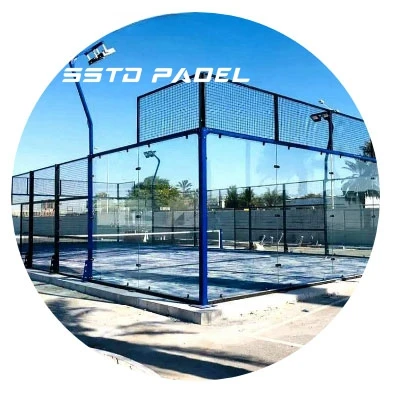 SSTD Factory Wholesale Panoramic Padel Instant Outdoor Sports Paddle Tennis Court Cancha De Padel Hot selling for Condominiums