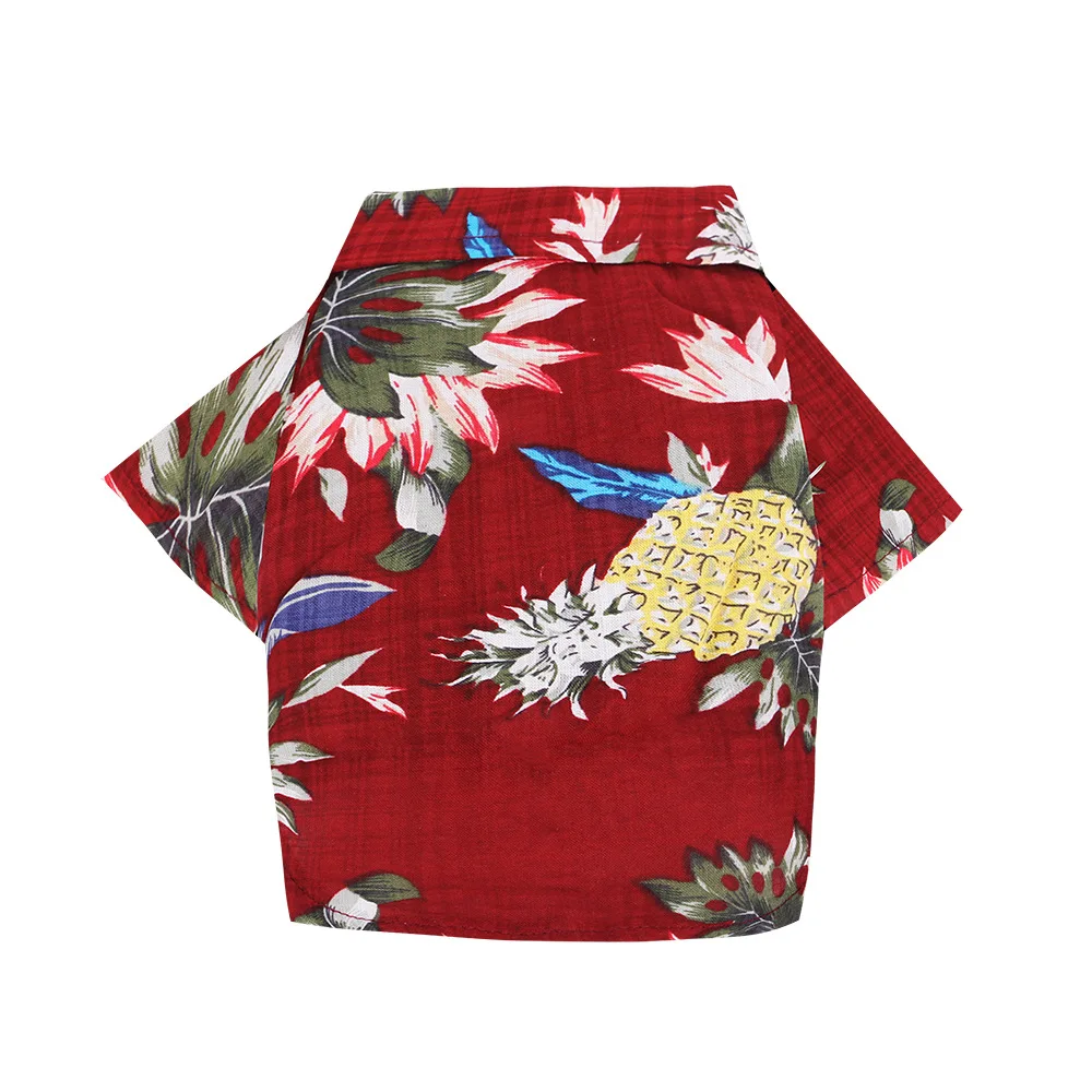 Summer printed shirts, clothes for small and medium-sized dog jersey pet clothes
