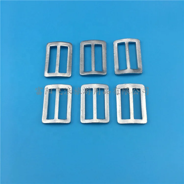 Metal Adjuster Tri-Glide Webbing for Backpack Strap Slider Buckles Accessories