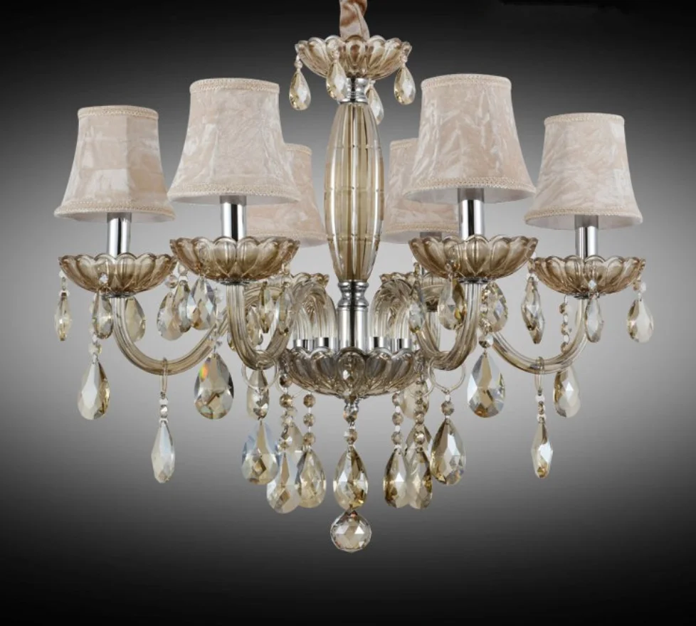 DLL luluxury chandelier pendant light lampshade chandaria light chandelier for dinning light crystal chandelier