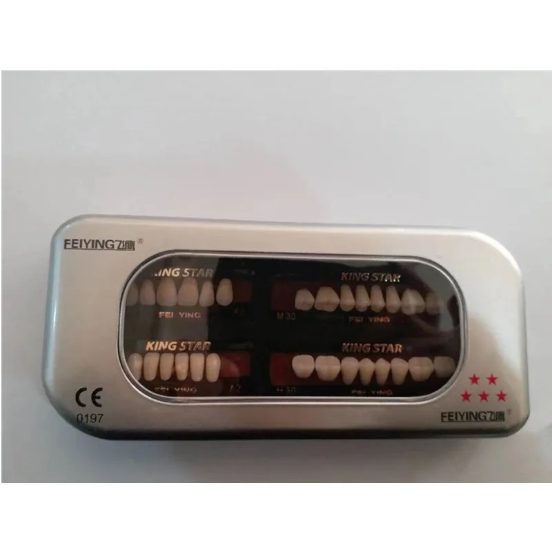 Factory Composite  Denture Teeth Dental  Acrylic Teeth Set Synthetic Resin Teeth for Sale ISO CE