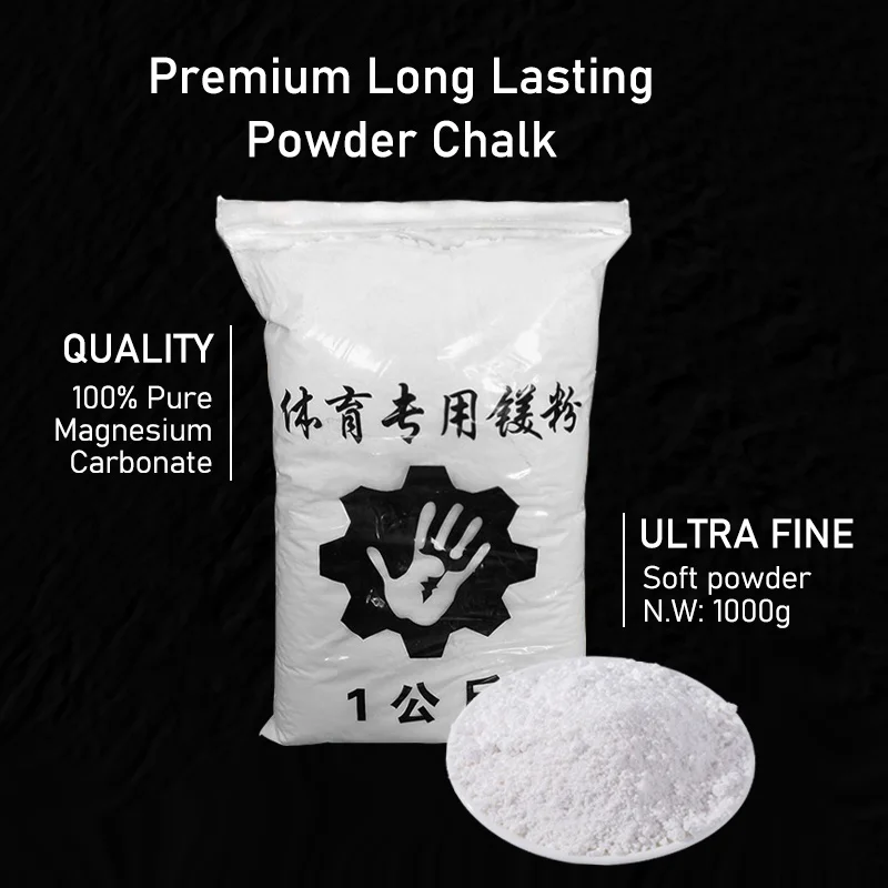 Factory direct sales weight lifting chalk powder magnesium carbonate chalk climbing gym chalk powder