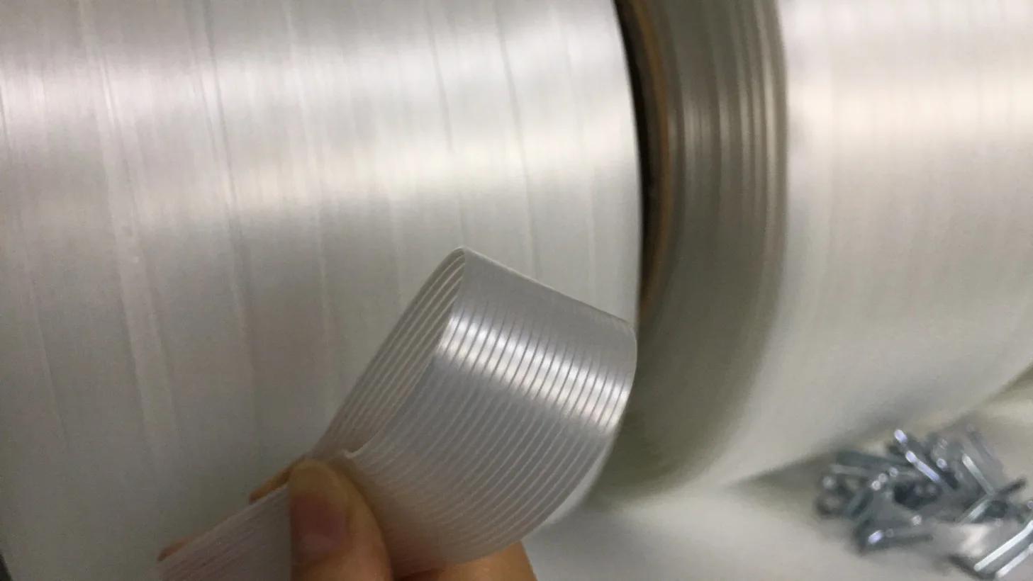 Dreammao White 25mm High Tenacity Hydration Customizable Durable Composite Cord Strap For Cargo Packing