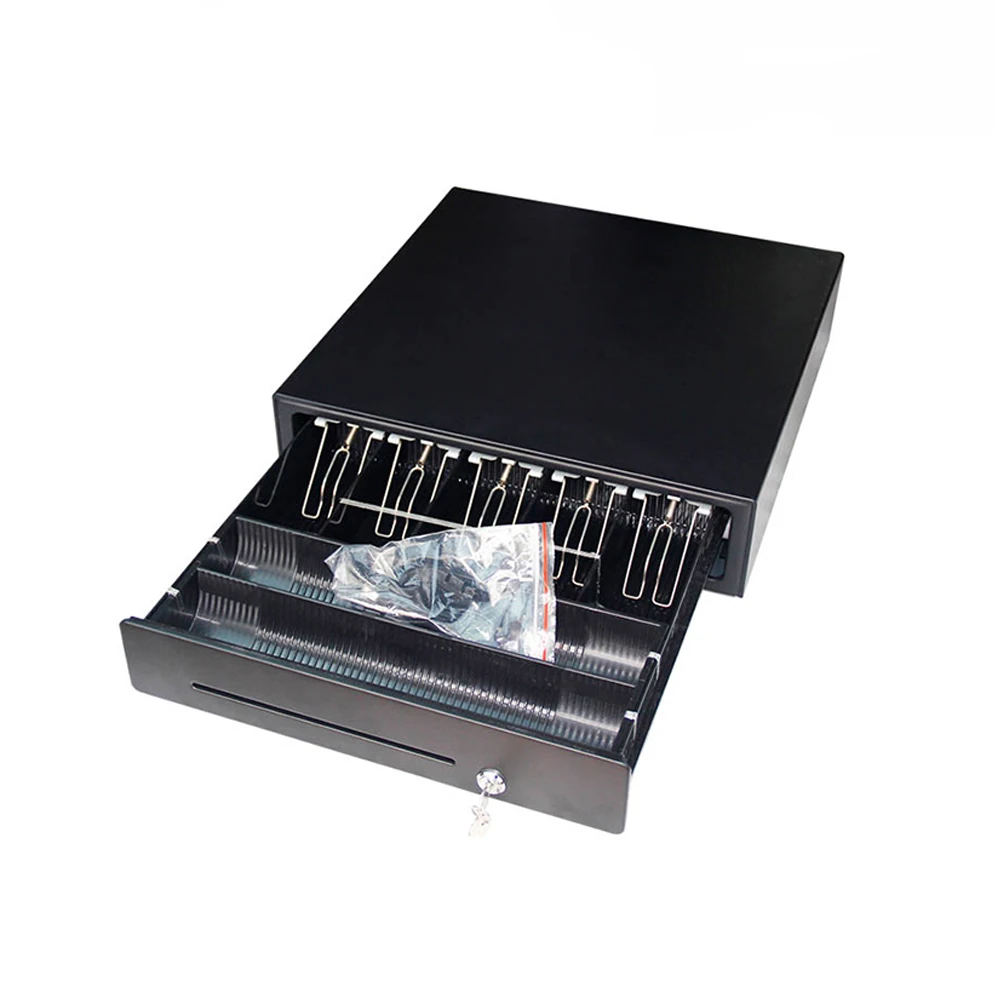 Hot Pos Terminal Cash Drawer for  printer Interface Key Lock Pos Cash Drawer Box