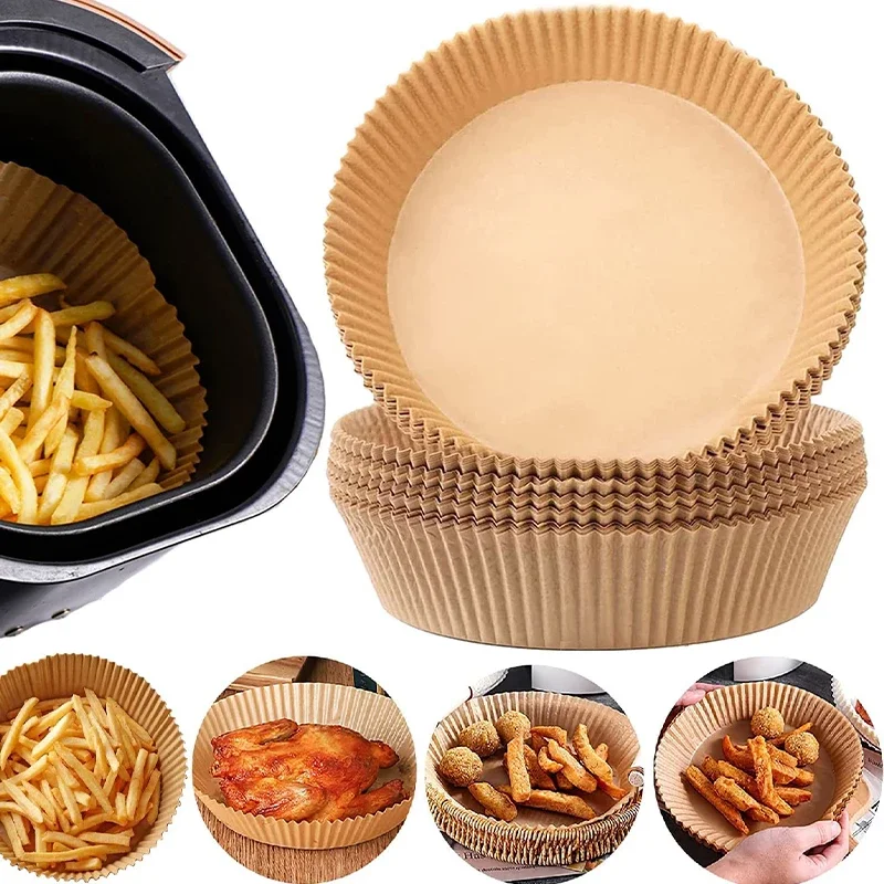 Factory Air Fryer Disposable Paper Liner Non-Stick Disposable Air Fryer Liner Baking Paper