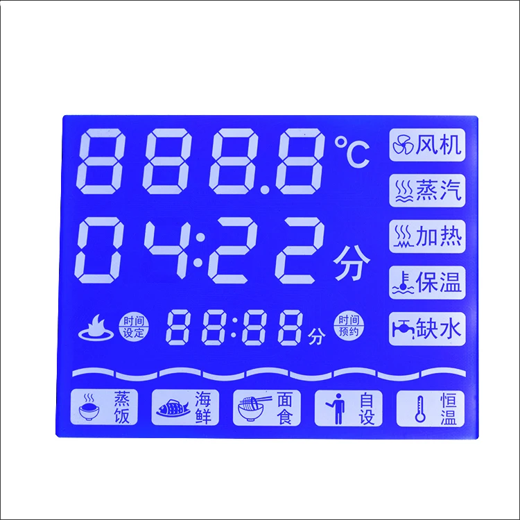 
7 Segment LCD Display Module Full Color High Quality Customized For Home Appliance 