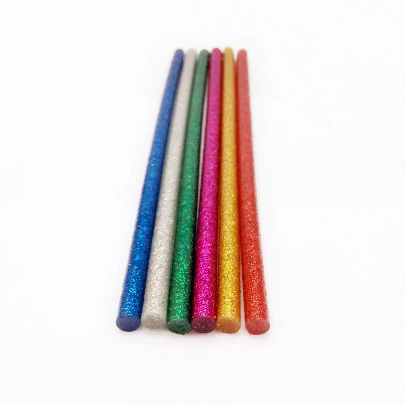 
glitter silicone glue stick 7mm hot melt glue stick 