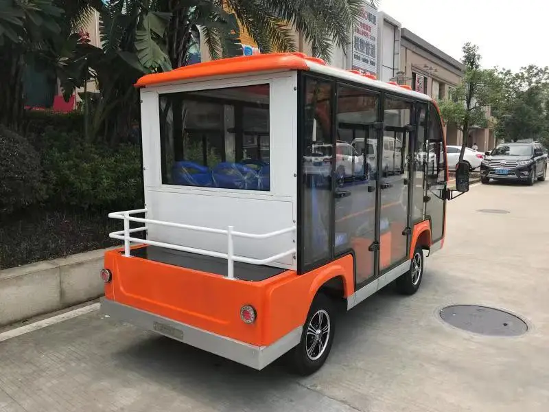 HuaKai Closed Type 8 Seater Tourist Sightseeing Shuttle Bus Made In China