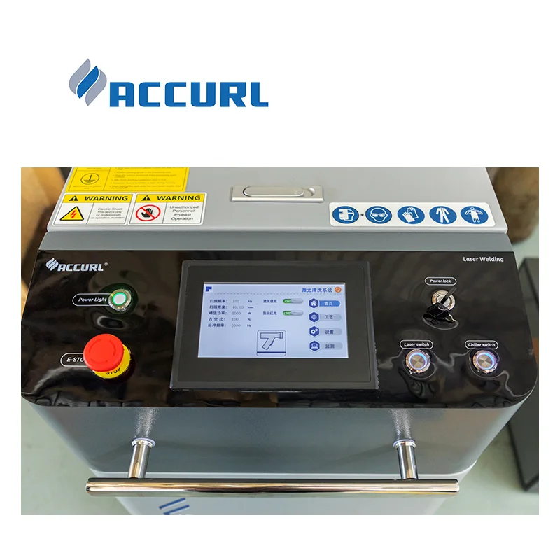 Accurl Laser Welding Machine 3 In 1 Hand-held Mini Fiber Laser Welder  For Metal Aluminum Stainless Steel