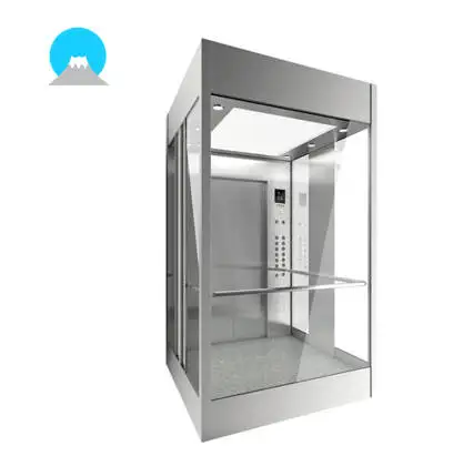 OEM-производитель, роскошные стеклянные панорамные обзорные жилые Пассажирские Лифты, современные квартиры по экономичной цене от переменного тока